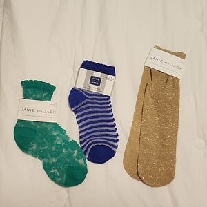 3 pairs brand new J&J socks back 2 school